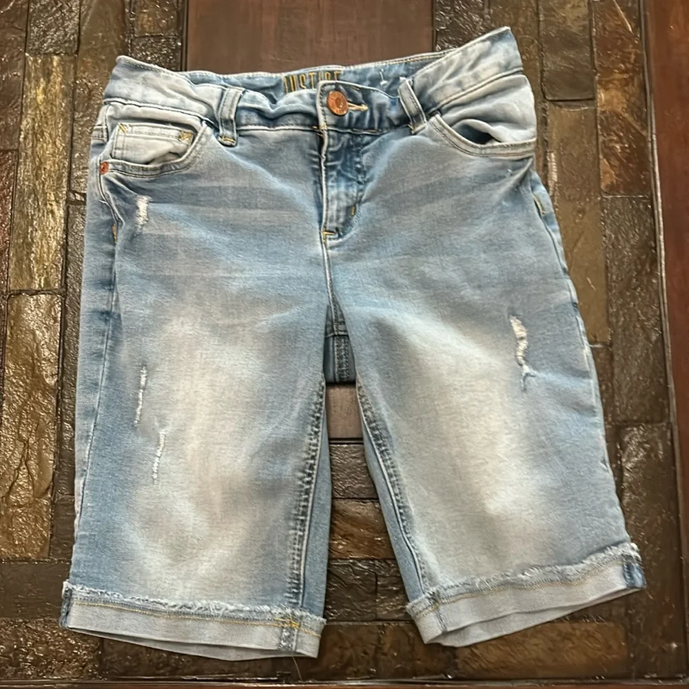Girl’s Justice Medium Wash Jean Shorts